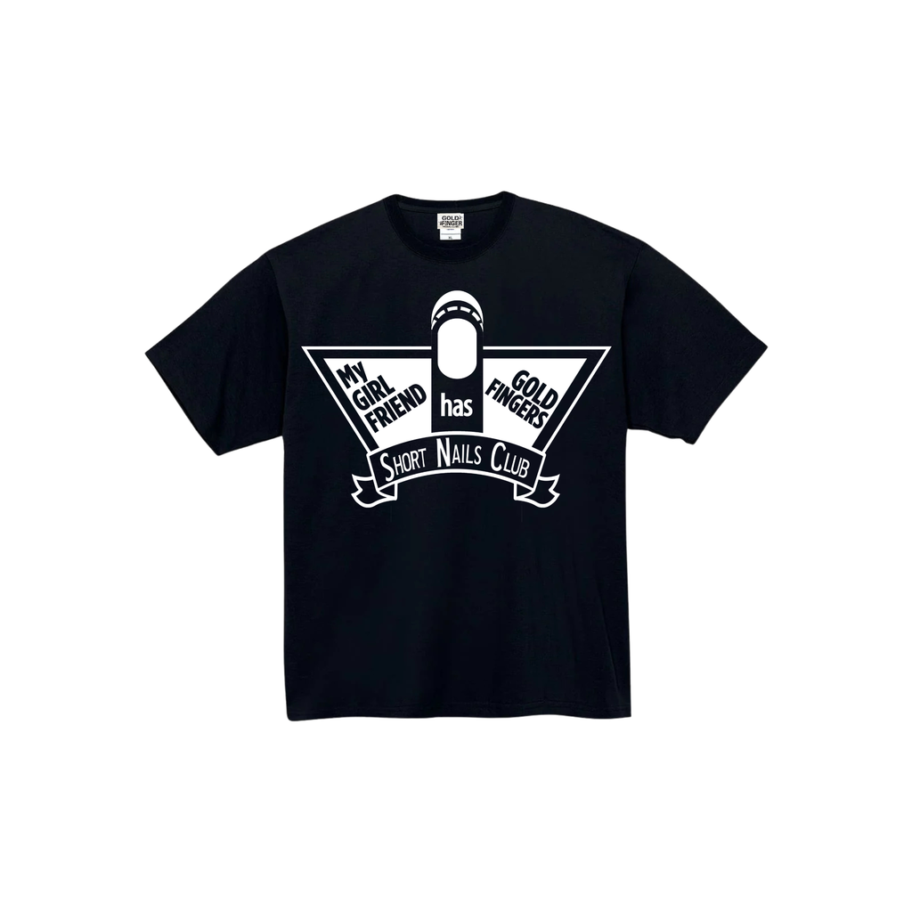 GF T-SHIRT SHORT NAILS CLUB BLACK/WHITE