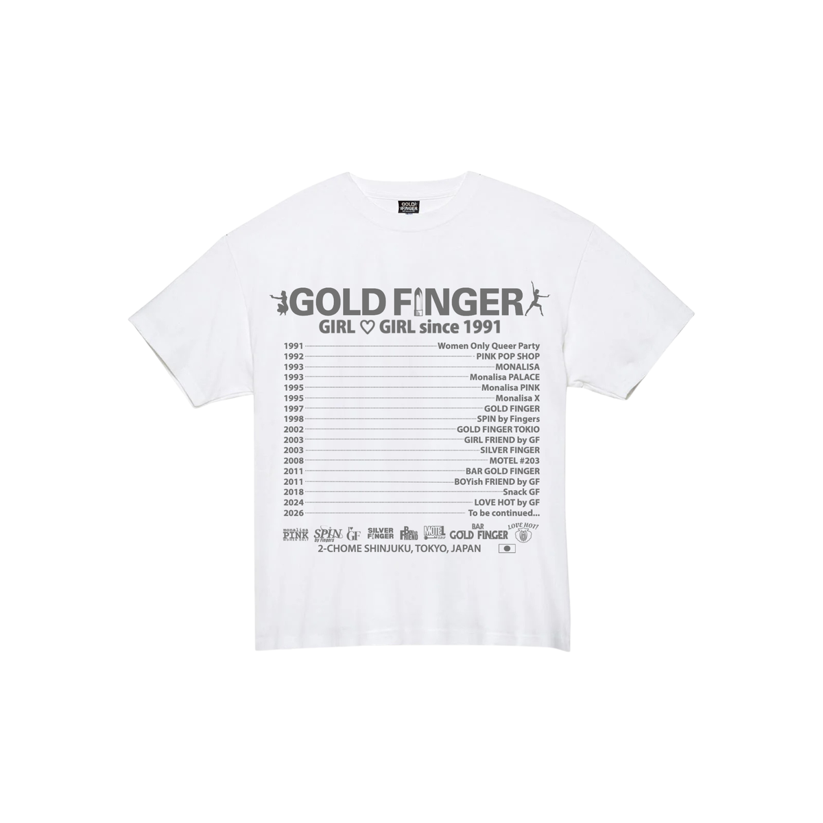 GF HISTORY T-SHIRT WHITE/GRAY