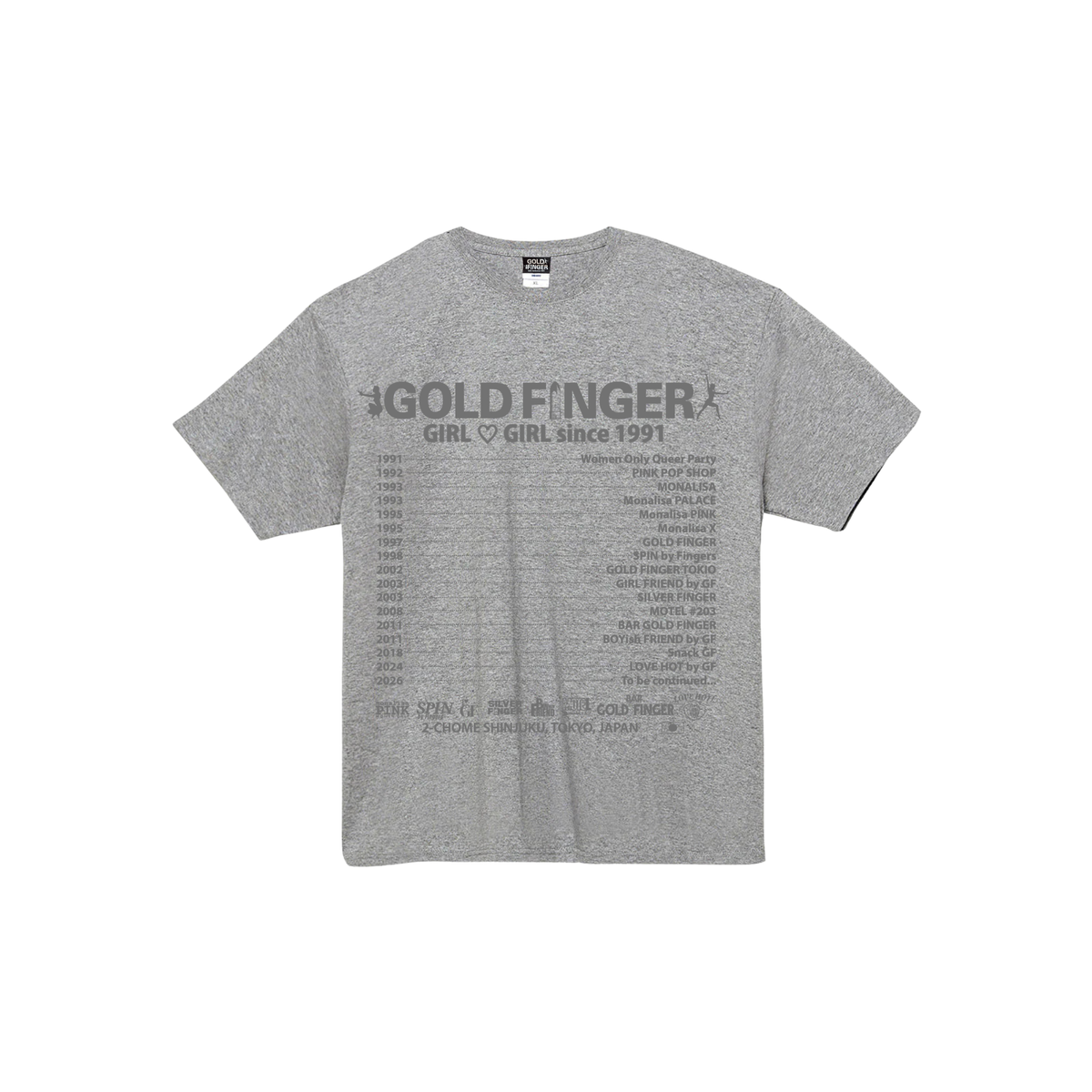 GF HISTORY T-SHIRT GRAY/GRAY