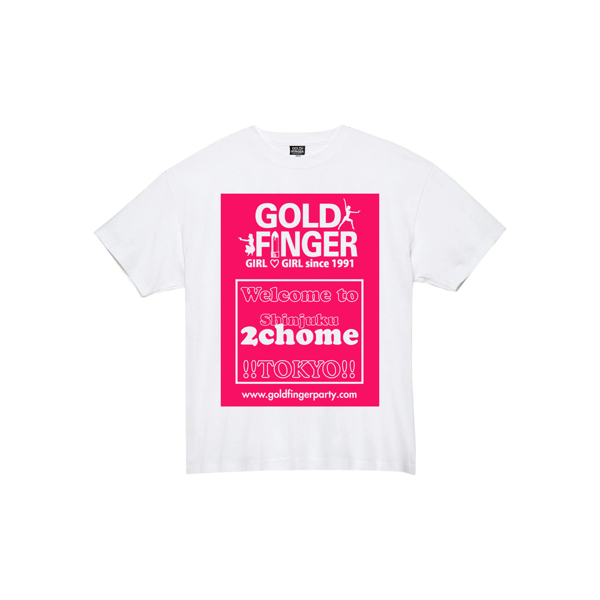 GF T-SHIRT BETA WHITE/PINK