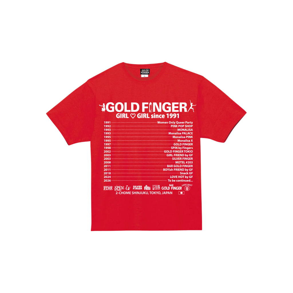 GF HISTORY T-SHIRT RED/WHITE