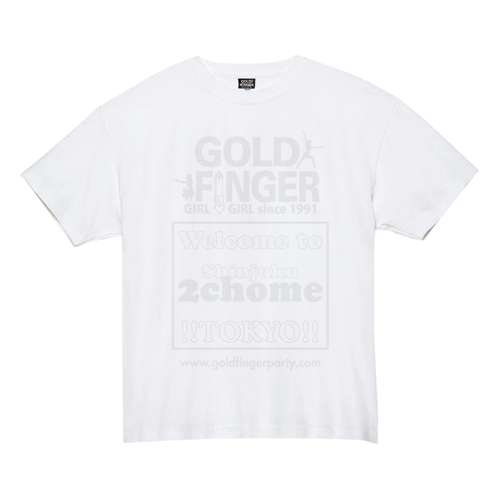 GF T-SHIRT 2chome WHITE/WHITE