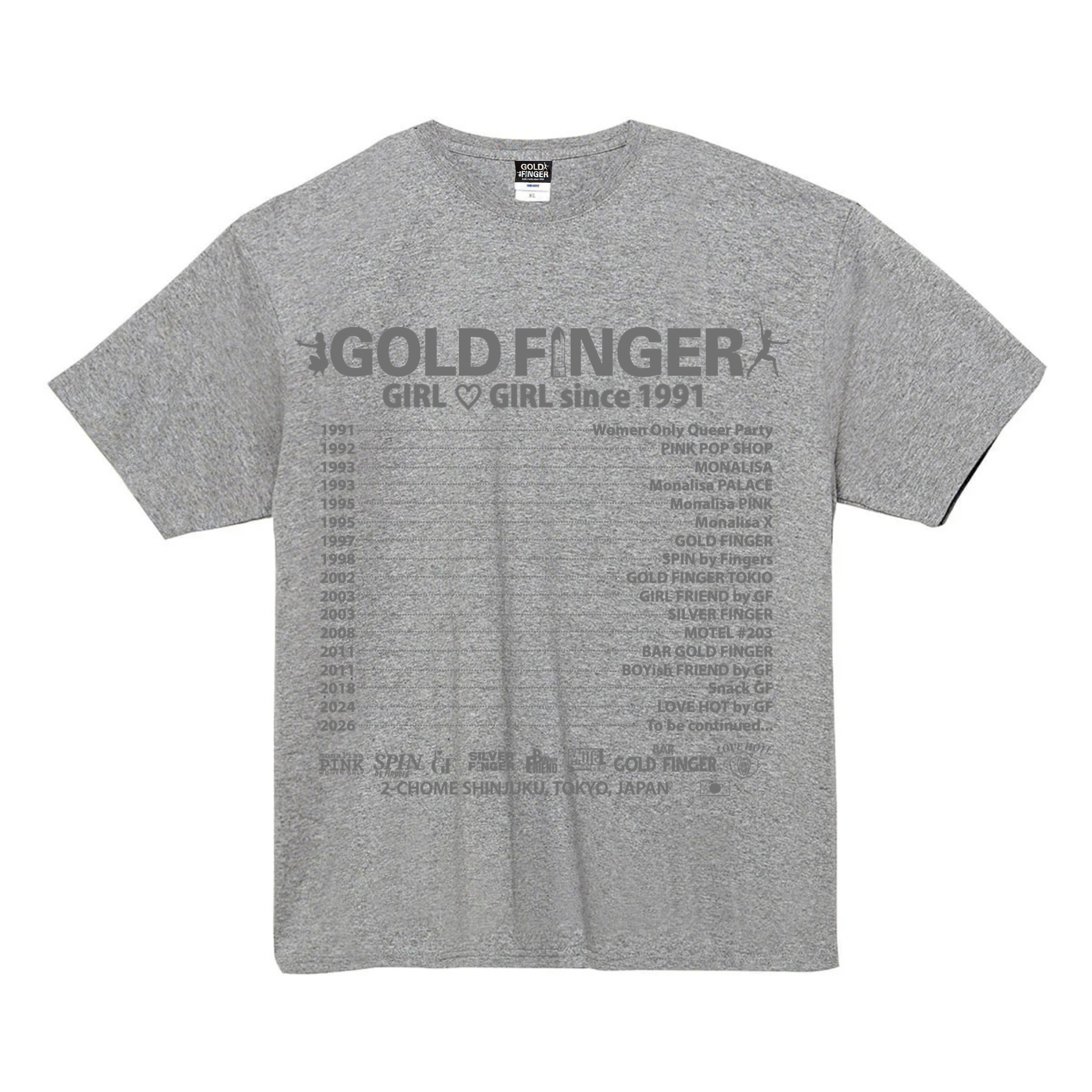GF HISTORY T-SHIRT GRAY/GRAY