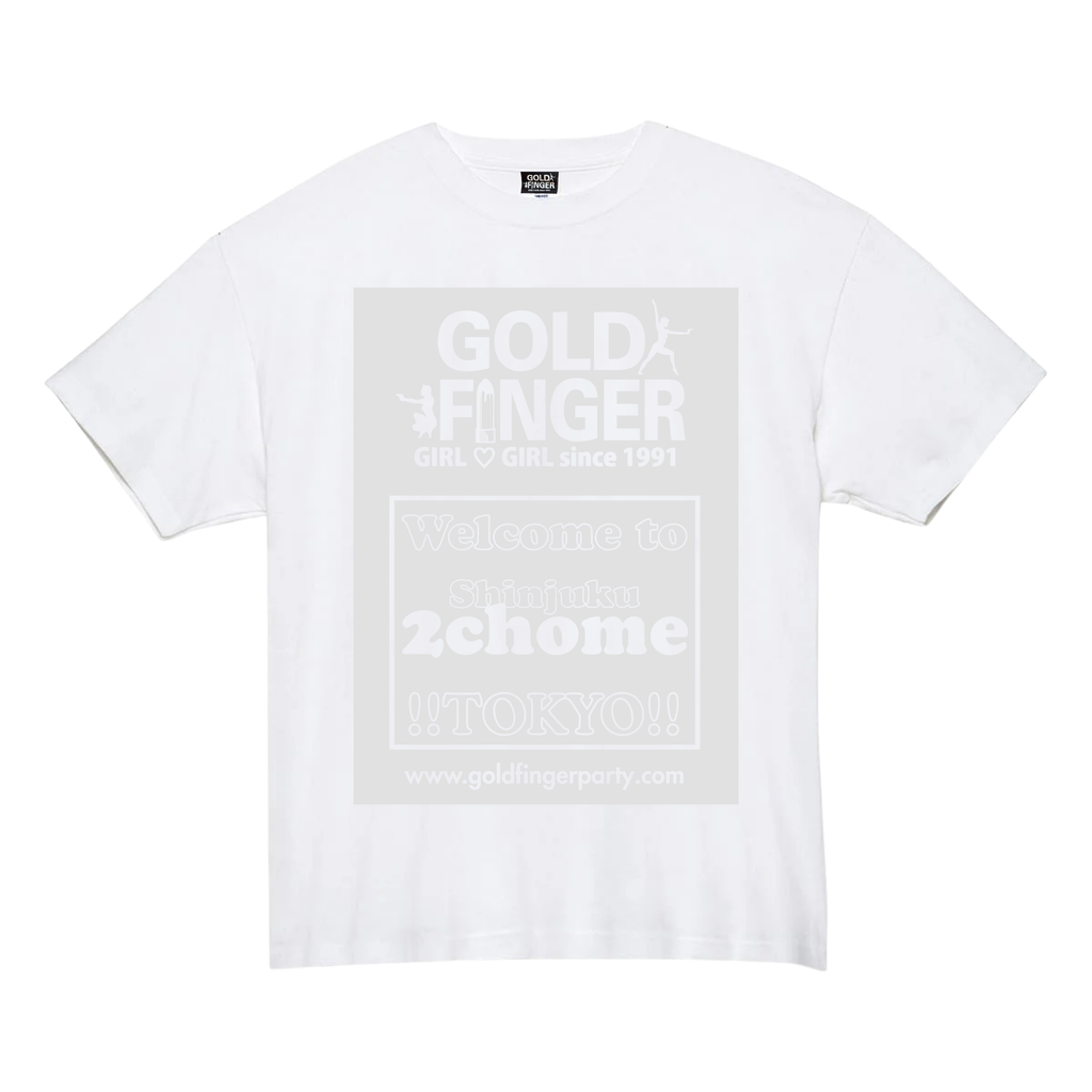 GF T-SHIRT 2chome BETA WHITE/WHITE