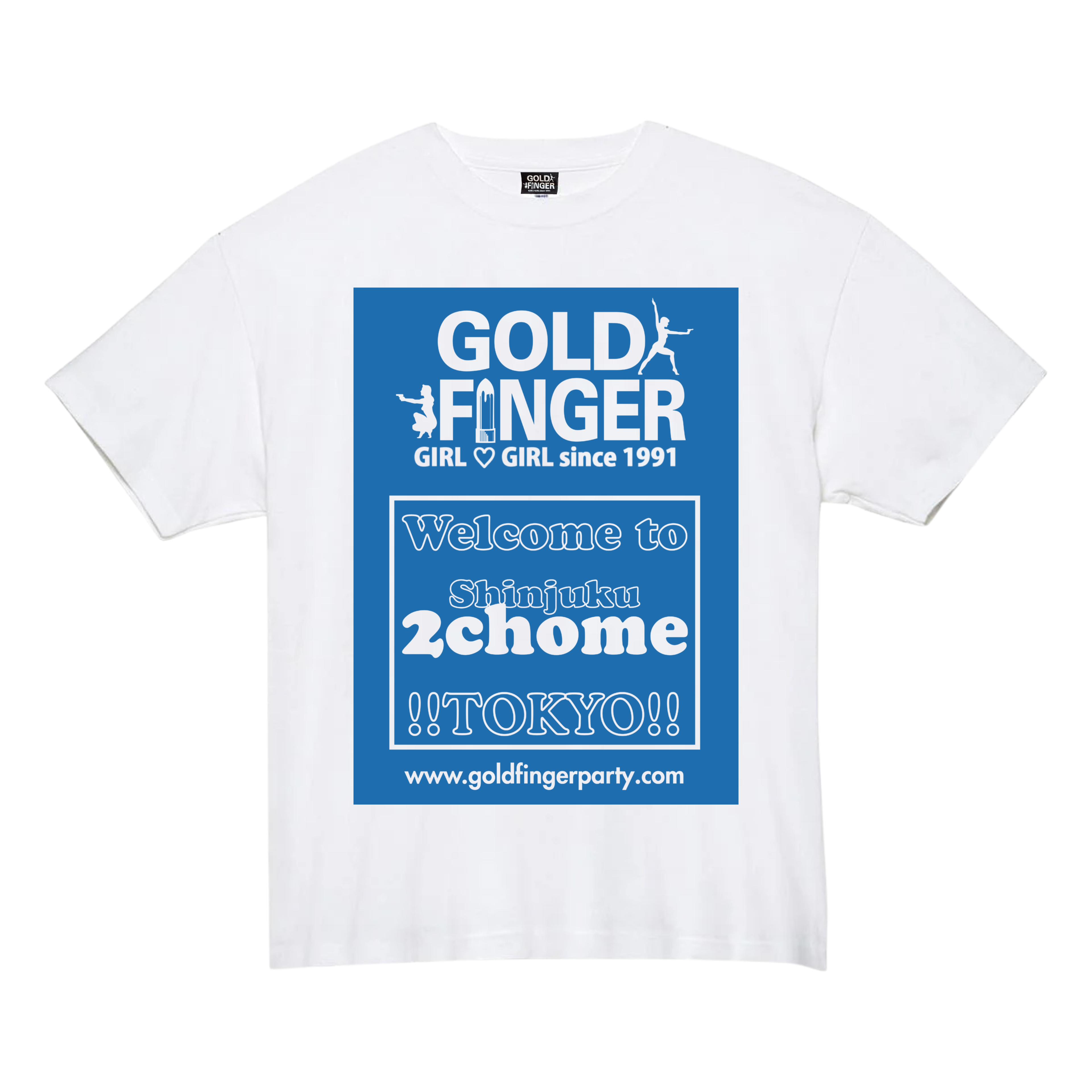 GF T-SHIRT BETA WHITE/BLUE