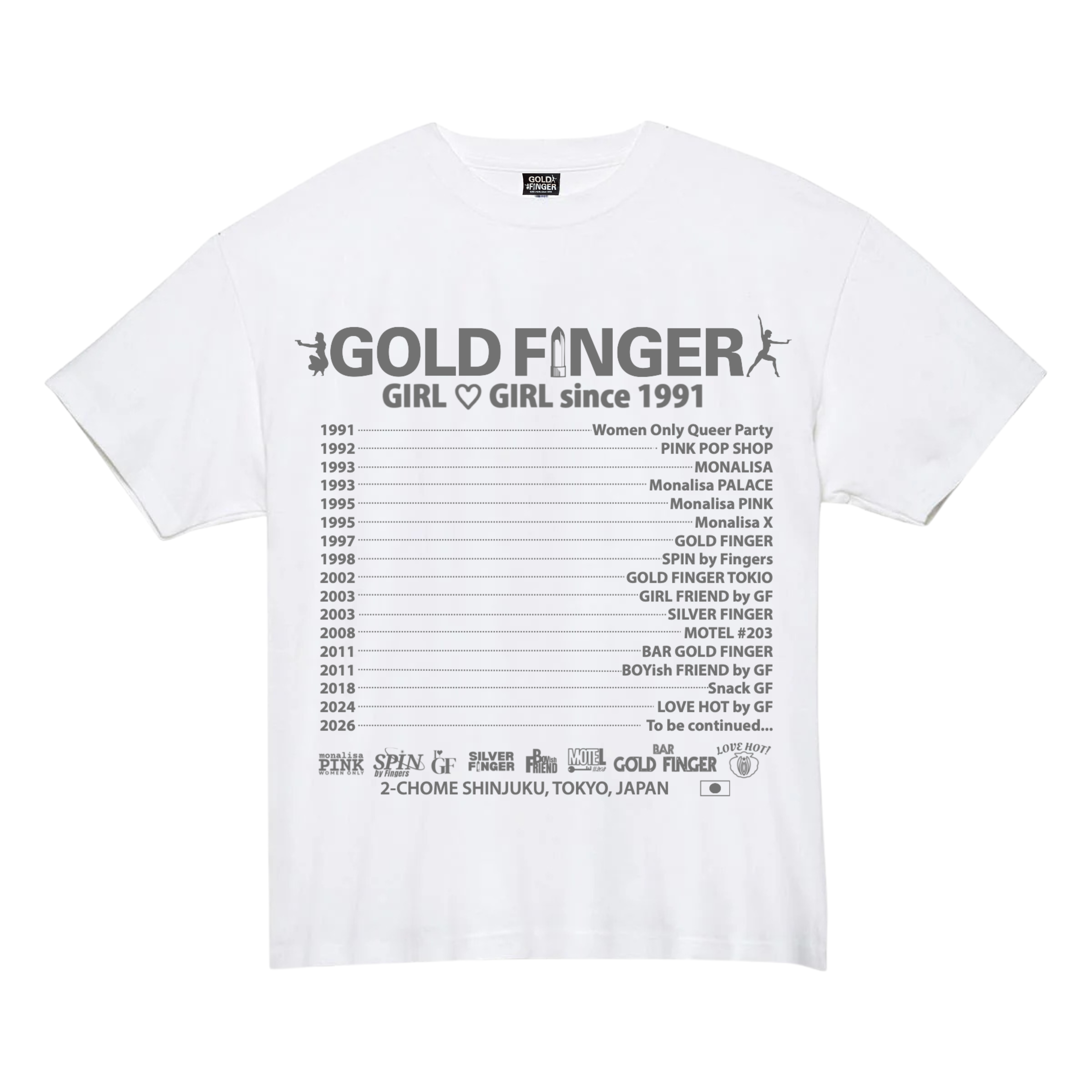GF HISTORY T-SHIRT WHITE/GRAY