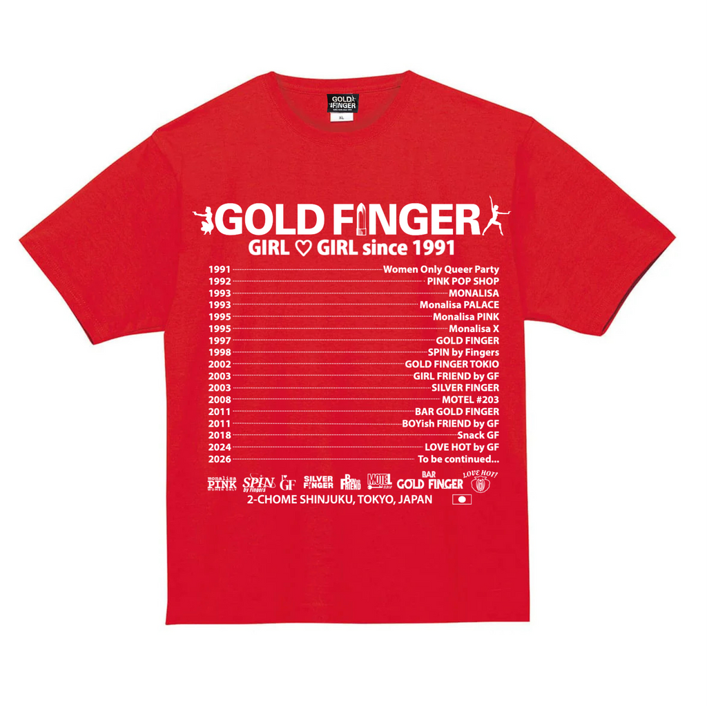 GF HISTORY T-SHIRT RED/WHITE