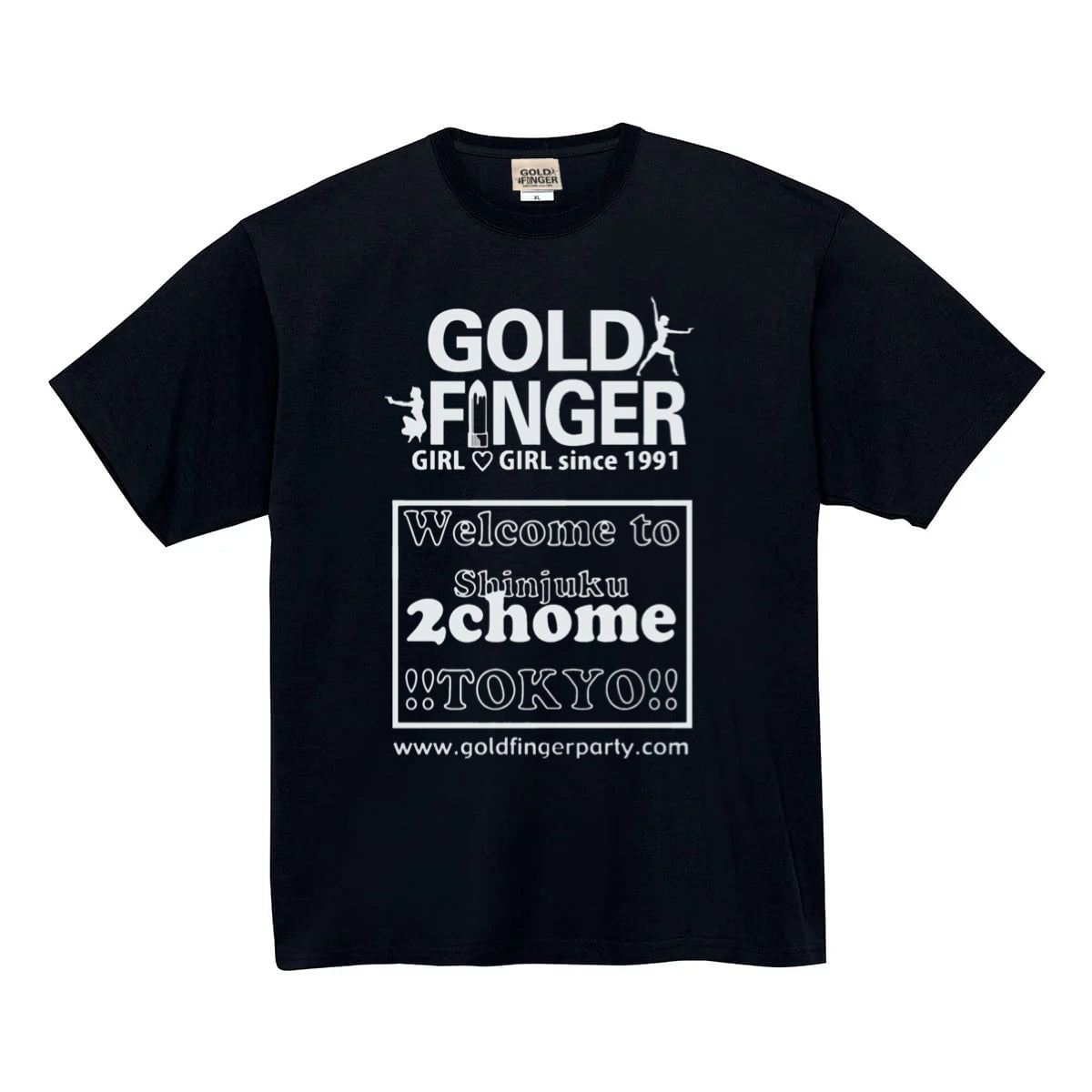 GF T-SHIRT 2chome BLACK